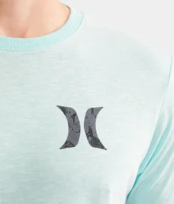 Graphic T-Shirts|Activewear | Hurley Octa T-Shirt White Blue Radiance