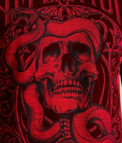Graphic T-Shirts | Affliction October Sorrow T-Shirt Cherry