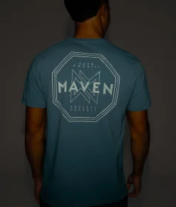 Tops|Graphic T-Shirts | Maven Co-op Octo Dagaz T-Shirt Slate
