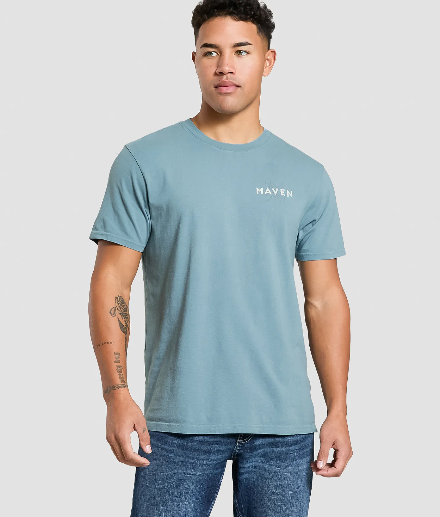 Tops|Graphic T-Shirts | Maven Co-op Octo Dagaz T-Shirt Slate