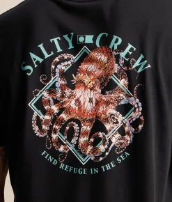 Salty Crew Octopod T-Shirt Black Sale