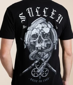 Sullen Oculus Badge T-Shirt Jet Black Best