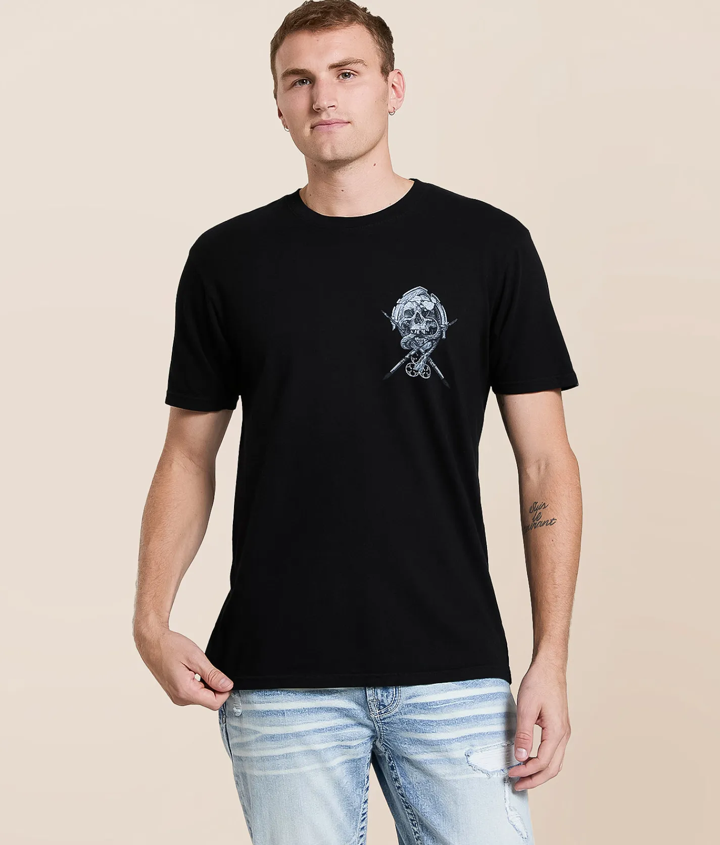 Sullen Oculus Badge T-Shirt Jet Black Best