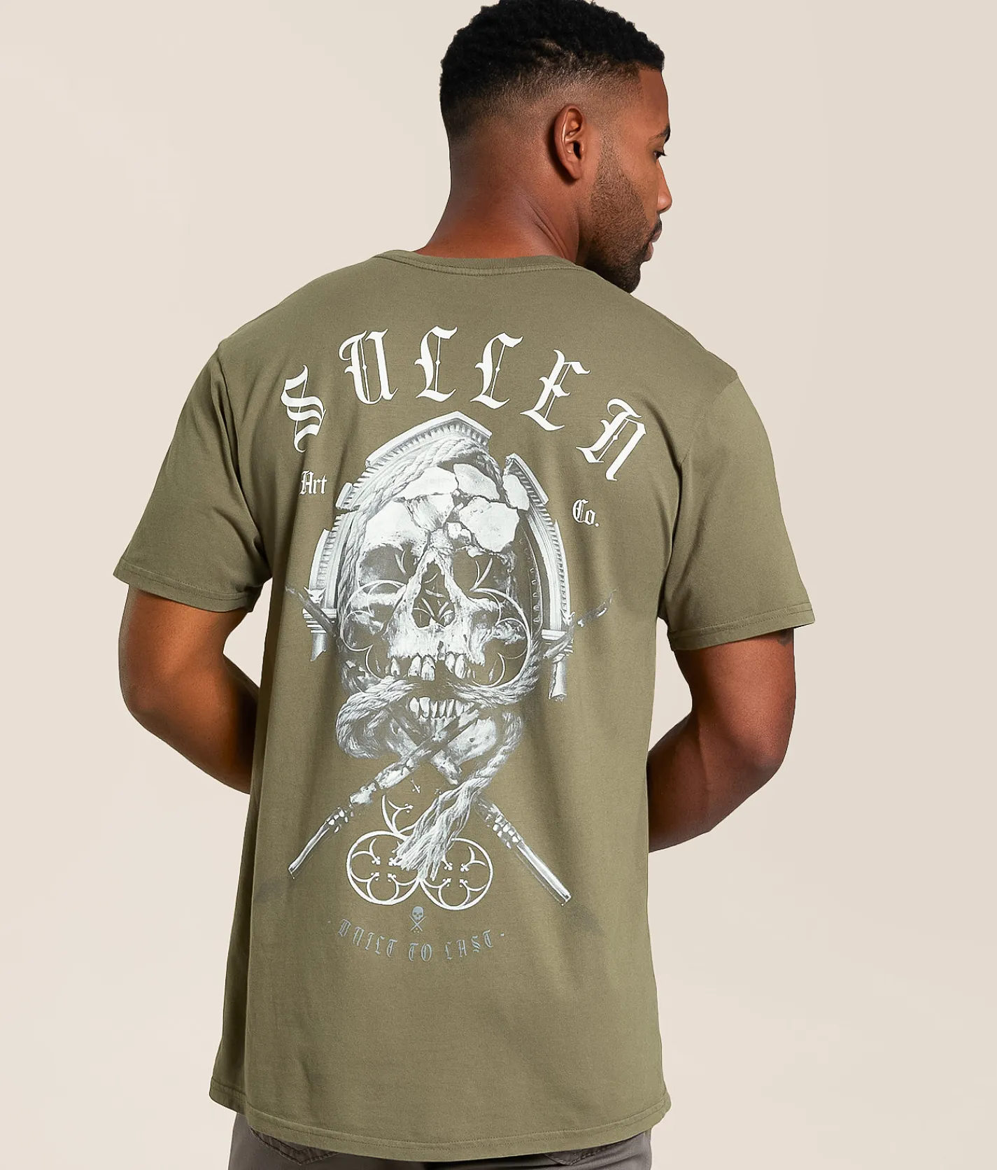 Tops|Graphic T-Shirts | Sullen Oculus Badge T-Shirt Tea Leaf
