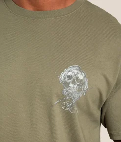 Tops|Graphic T-Shirts | Sullen Oculus Badge T-Shirt Tea Leaf
