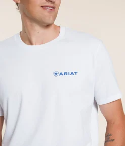 Ariat Official Quality T-Shirt White New