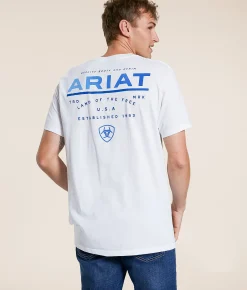 Ariat Official Quality T-Shirt White New
