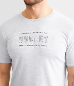 Hurley Off The Grid T-Shirt White Wolf Grey Discount