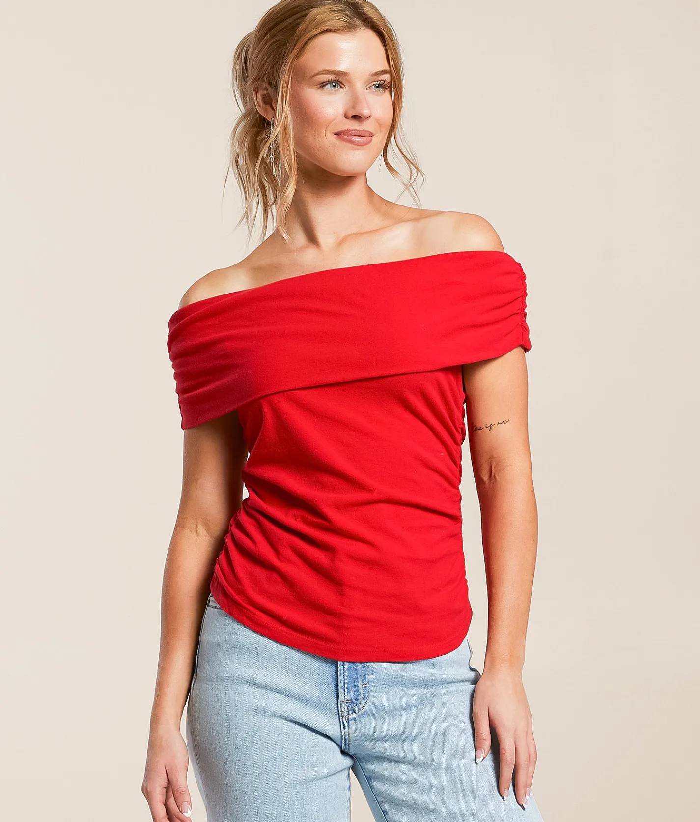 Tops | Willow & Root Off The Shoulder Top Black