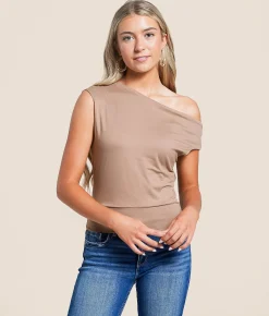 Tops | Willow & Root Off The Shoulder Top Olive