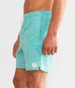 Bottoms|Swimwear | O'Neill OG Volley Stretch Swim Trunks Aqua Haze