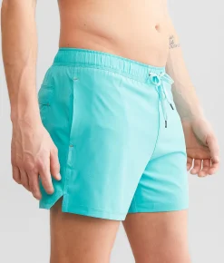 SAXX Oh Buoy 2 in 1 DropTemp Stretch Swim Trunks Turquoise Sale