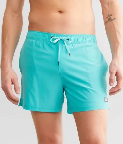 SAXX Oh Buoy 2 in 1 DropTemp Stretch Swim Trunks Turquoise Sale