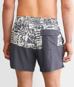 Bottoms|Swimwear | SAXX Oh Buoy 2N1 DropTemp Stretch Swim Trunks West Coast India Ink