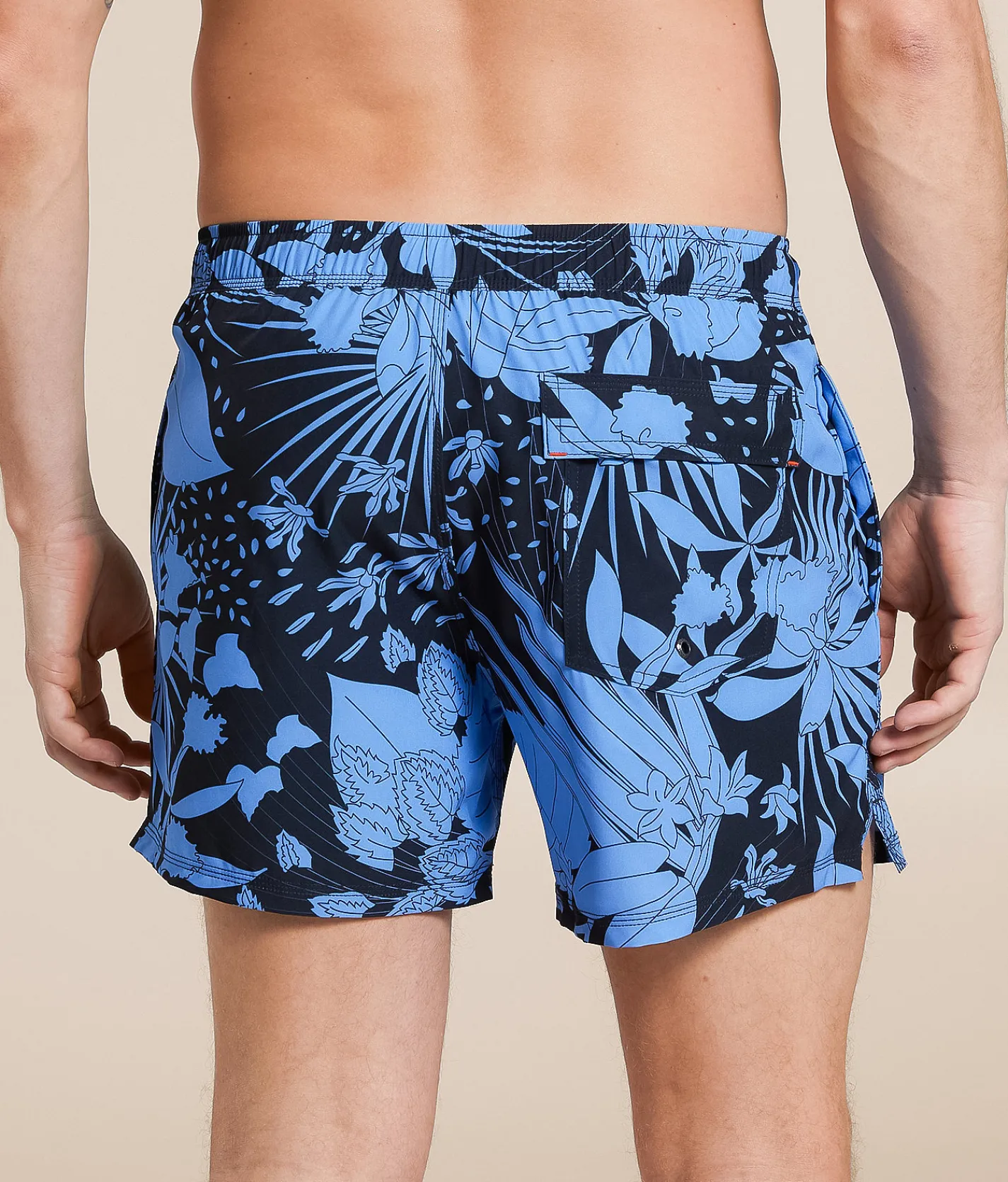 SAXX Oh Buoy 2N1 DropTemp Stretch Swim Trunks Jungle Noir Black Discount