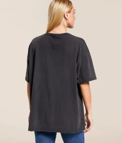 Gameday SOCIAL® Ohio State Buckeyes Oversized T-Shirt Black Sale