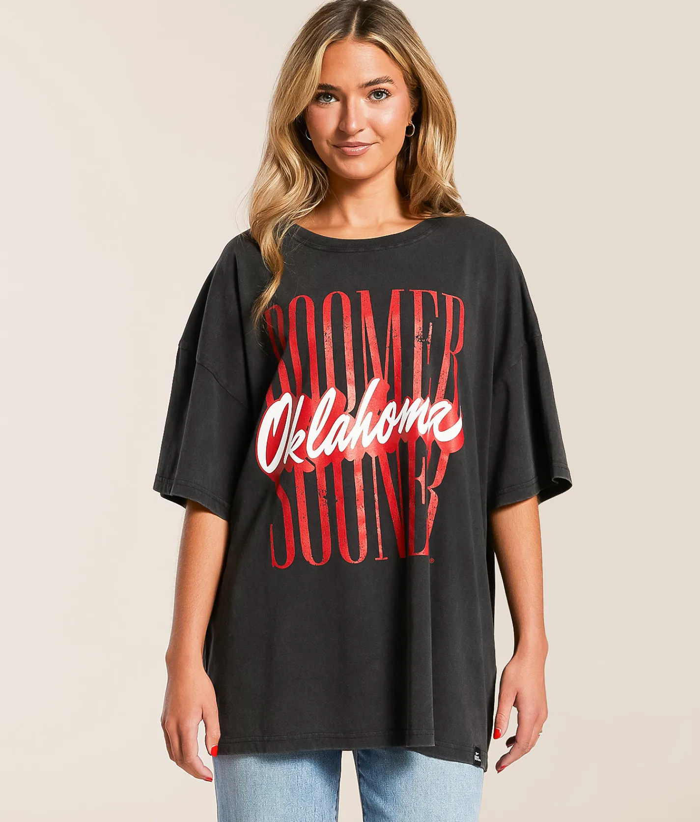 Gameday SOCIAL® Oklahoma Boomer Sooner T-Shirt Black Online