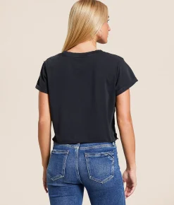 Tops | Gameday SOCIAL® Oklahoma Sooners Cropped T-Shirt Black