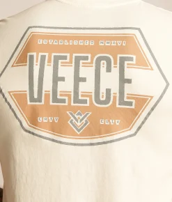 Tops|Graphic T-Shirts | Veece Old Badgeful T-Shirt Anitque White