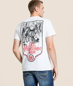 Brew City Old Milwaukee Vintage T-Shirt White Hot