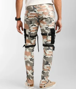 Sale Jeans|Bottoms | PREME Cargo Skinny Stretch Jean Old Rose Camo
