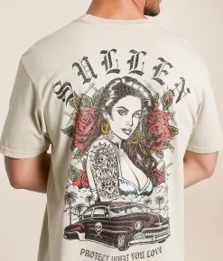 Tops|Graphic T-Shirts | Sullen Old School T-Shirt Brazilian Sand