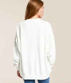 Gameday SOCIAL® Ole Miss Rebels Oversized Pullover White Best