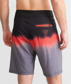 Bottoms|Swimwear | American Fighter Olive Stretch Boardshort Heather Grey Multi