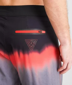 Bottoms|Swimwear | American Fighter Olive Stretch Boardshort Heather Grey Multi