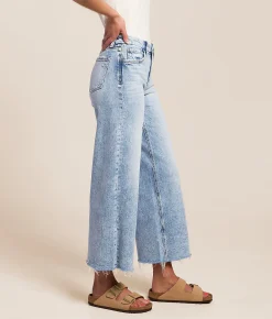 VERVET by Flying Monkey Olivia Cropped Wide Leg Stretch Jean Modernity Sale