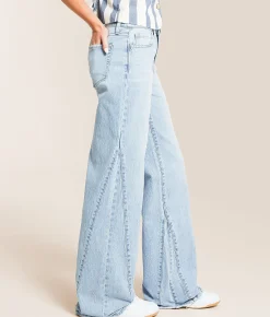 Jeans|Bottoms | VERVET by Flying Monkey Olivia High Rise Wide Leg Jean Luminosity