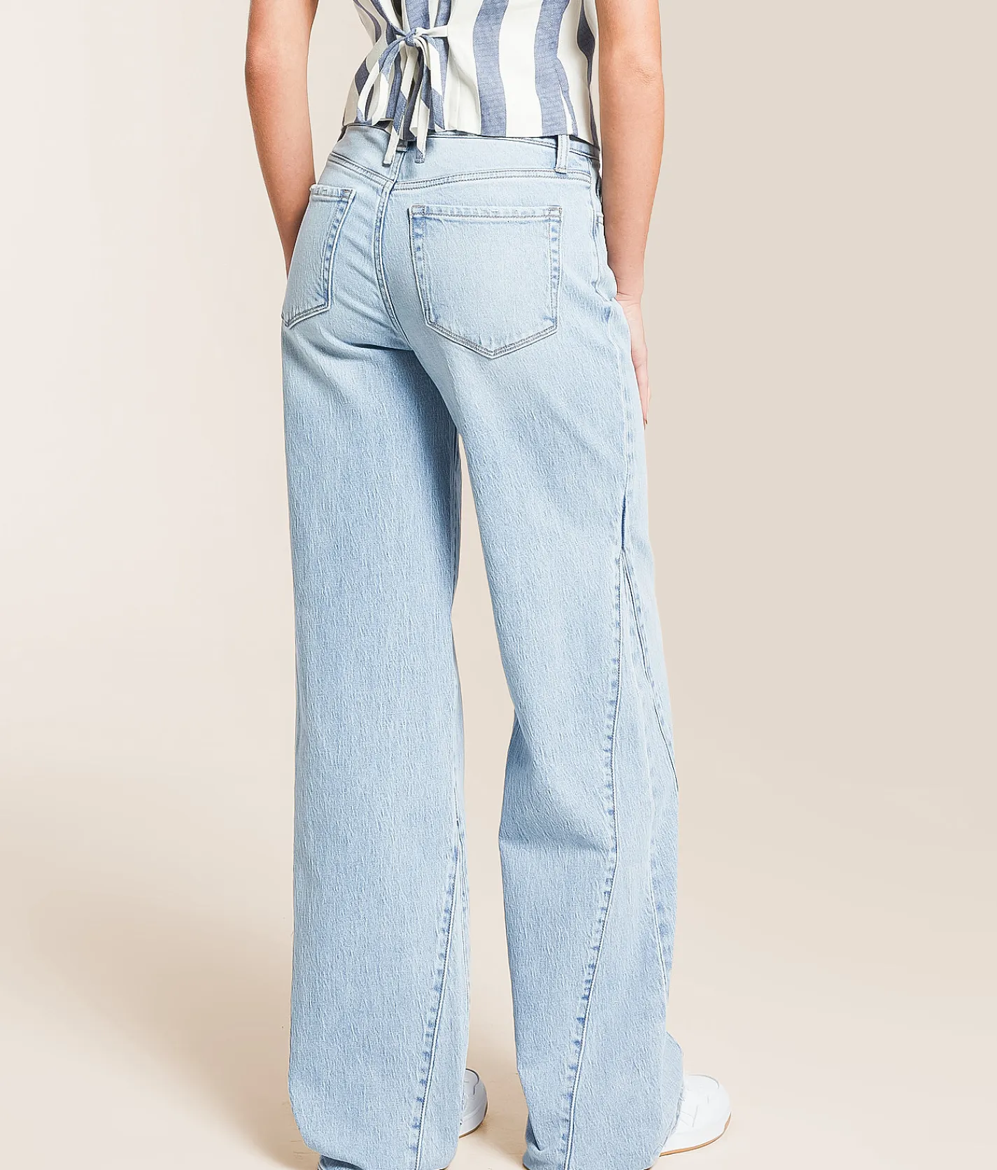 Jeans|Bottoms | VERVET by Flying Monkey Olivia High Rise Wide Leg Jean Luminosity