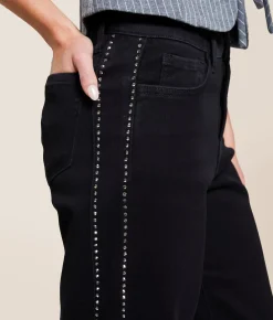 Jeans|Bottoms | VERVET by Flying Monkey Olivia Rhinestone Wide Leg Jean Uplifted