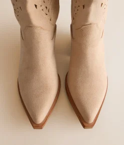 Shoes | Mi.iM Olivia Western Boot Beige