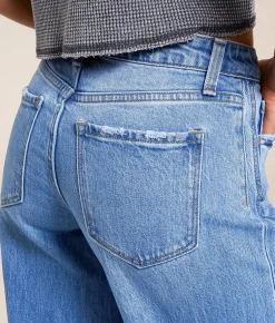 VERVET by Flying Monkey Olivia Wide Leg Stretch Cuffed Jean Adore You New