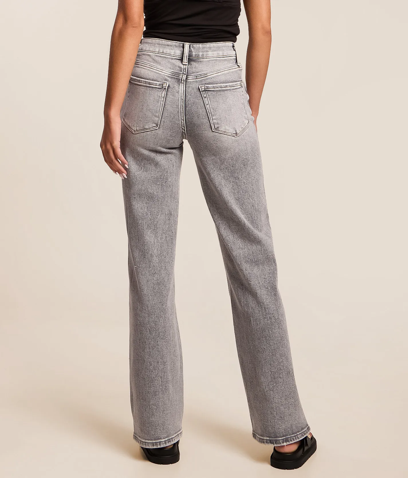 Jeans|New Jeans | VERVET by Flying Monkey Olivia Wide Leg Stretch Jean Heavenly