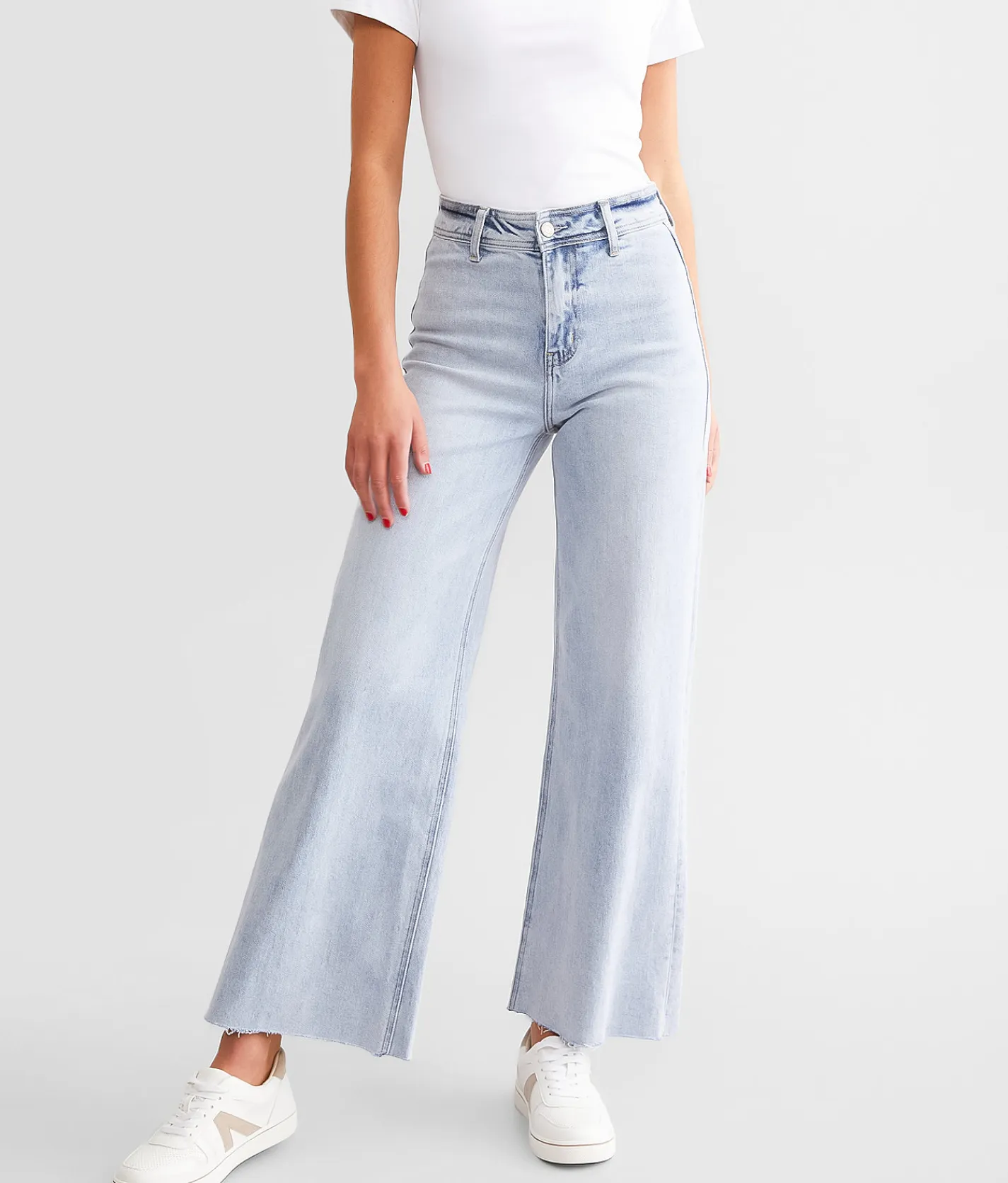 Jeans|Bottoms | VERVET by Flying Monkey Olivia Wide Leg Stretch Jean Les Deux