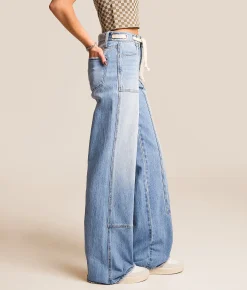 VERVET by Flying Monkey Olivia Wide Leg Stretch Jean Guild Sale