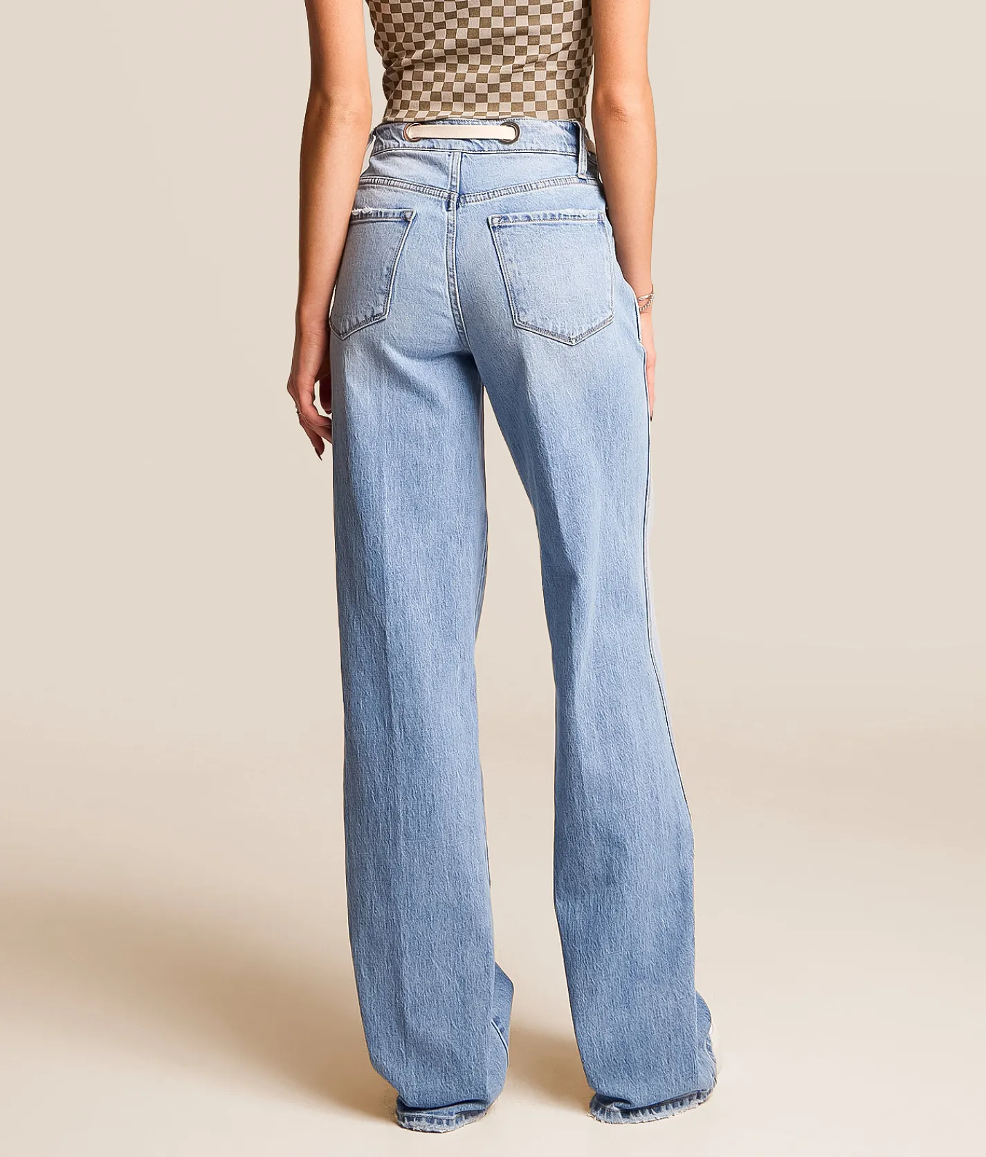 VERVET by Flying Monkey Olivia Wide Leg Stretch Jean Guild Sale