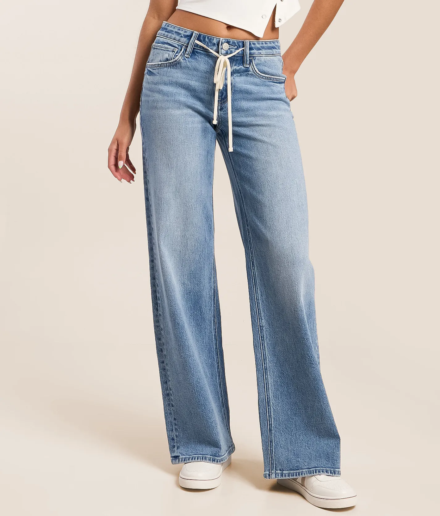VERVET by Flying Monkey Olivia Wide Leg Stretch Jean Ardently Online