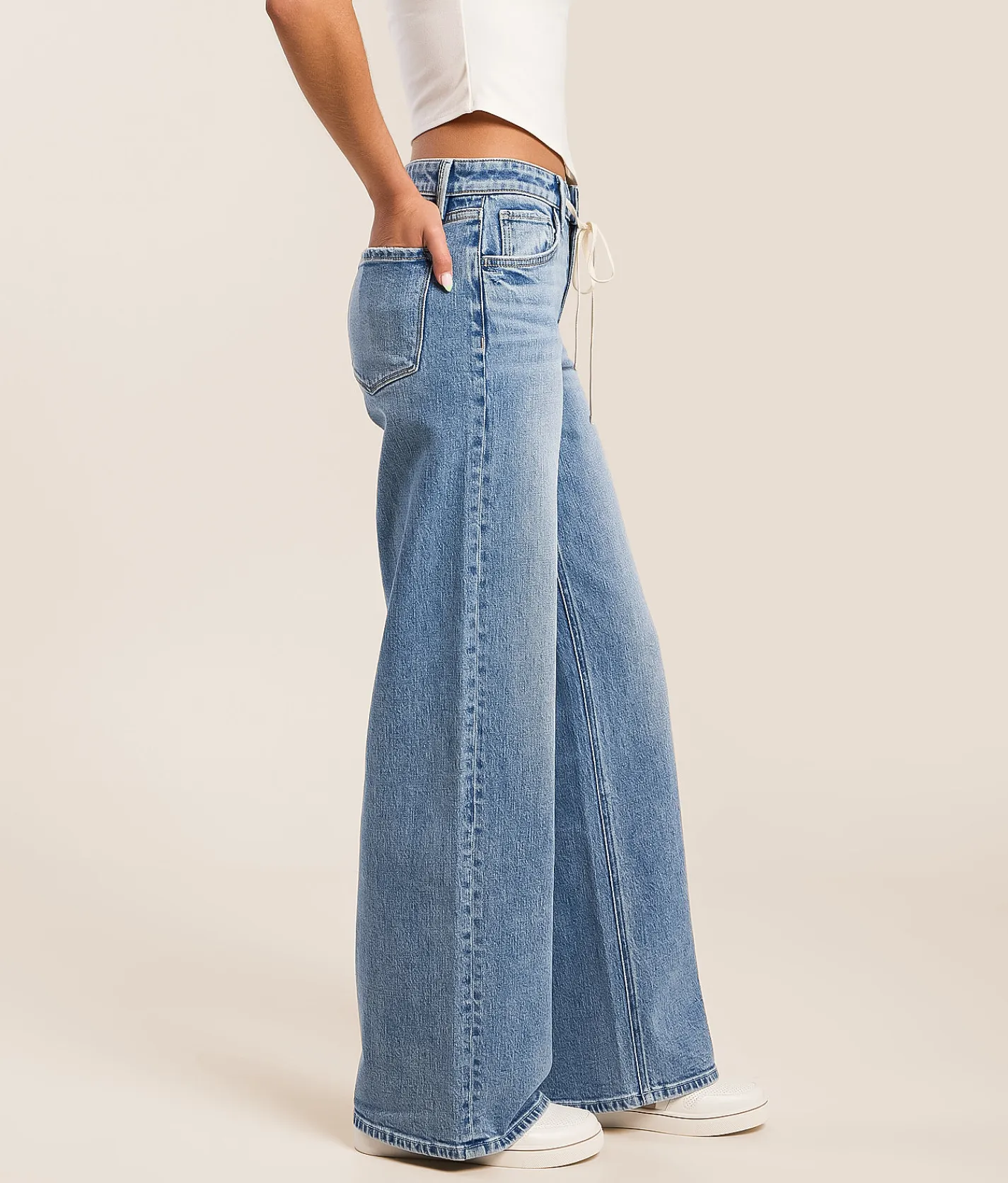 VERVET by Flying Monkey Olivia Wide Leg Stretch Jean Ardently Online