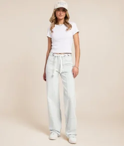 Jeans|Bottoms | VERVET by Flying Monkey Olivia Wide Leg d Jean Stripe