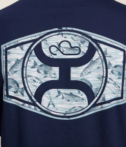 Tops|Graphic T-Shirts | Hooey Ollie T-Shirt Navy