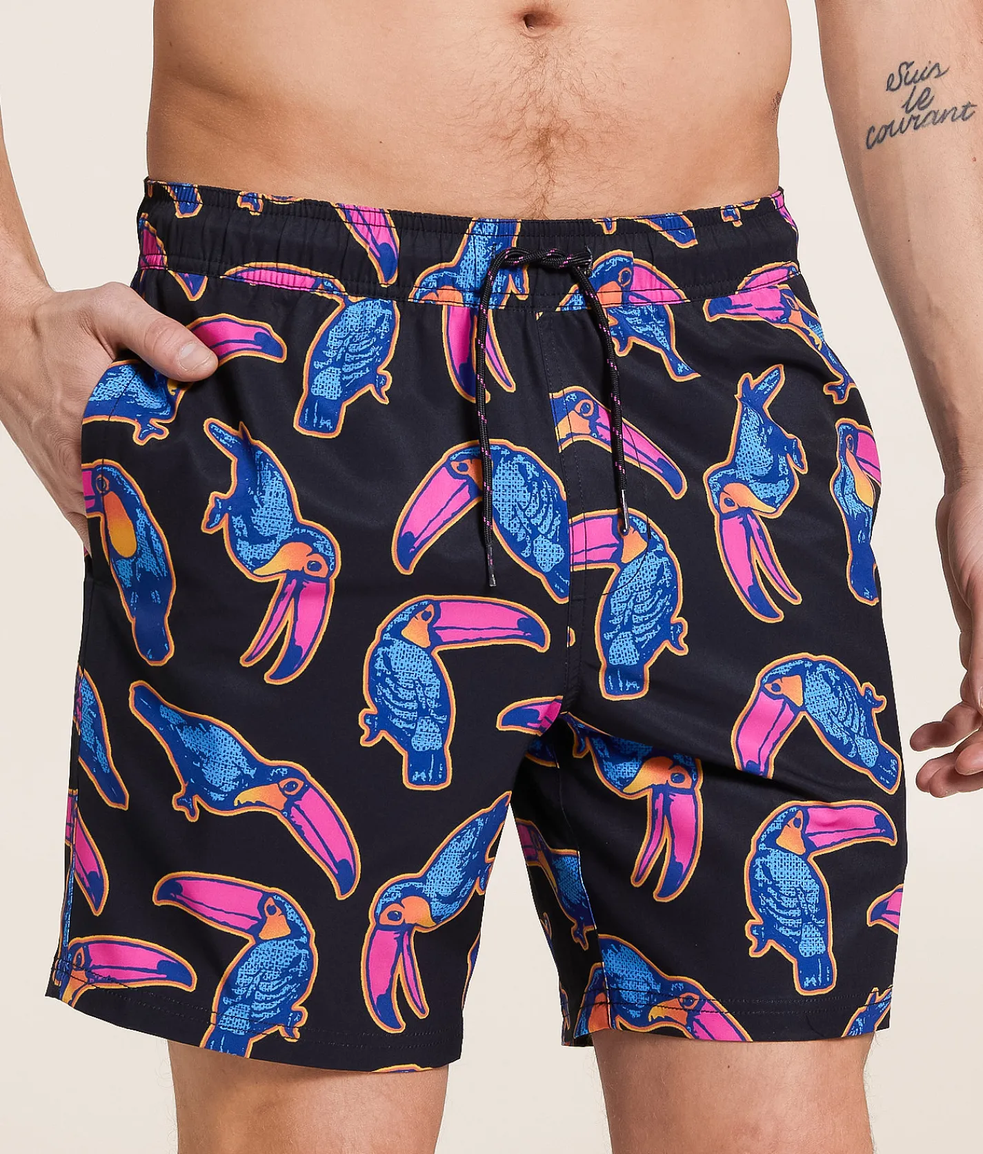 Departwest Omega Swim Trunks Black New