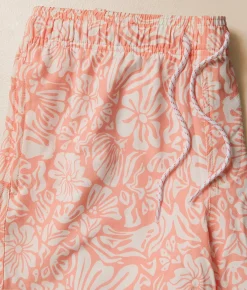 Departwest Omega Tropical Stretch Swim Trunks Light Coral Best
