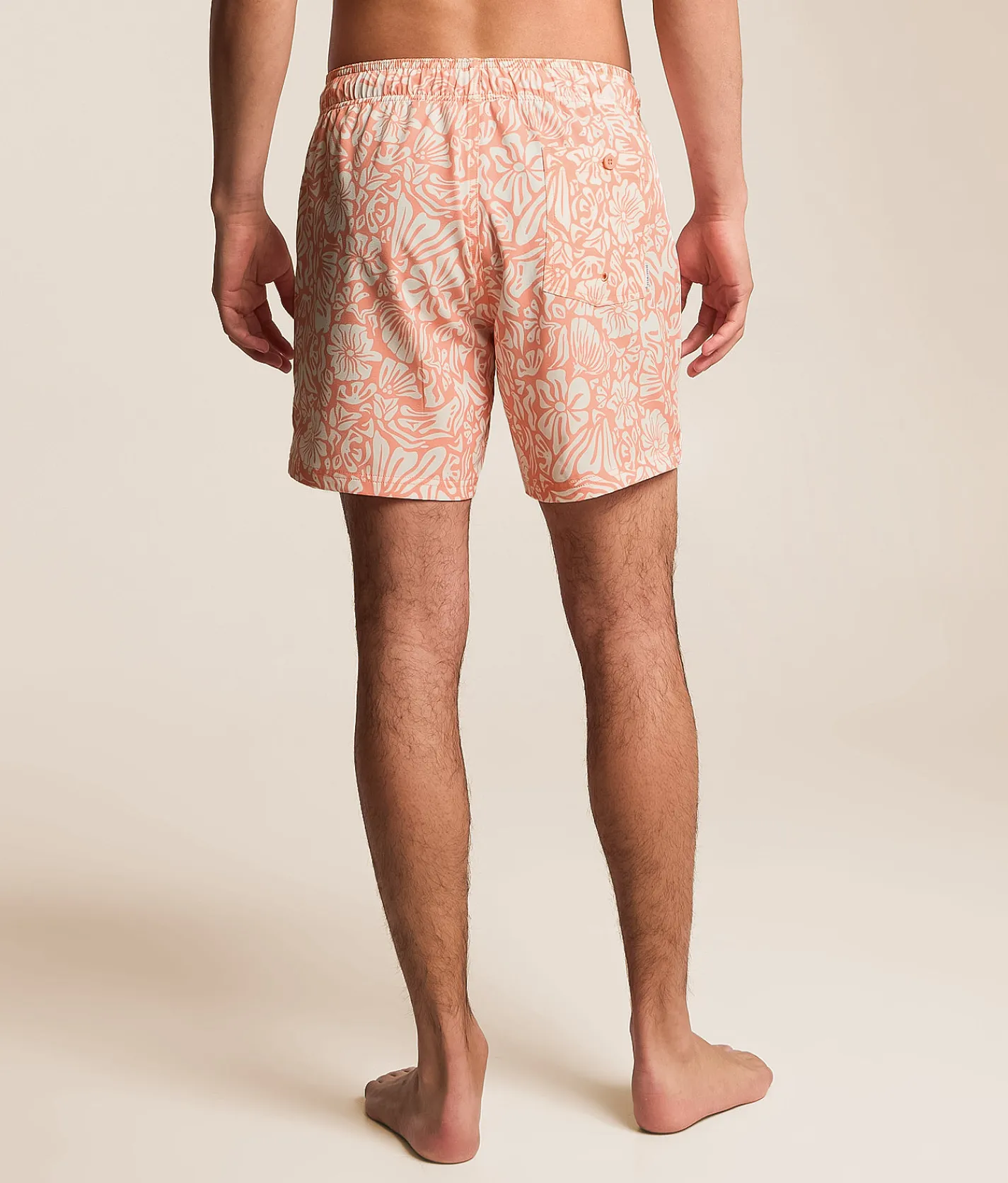 Departwest Omega Tropical Stretch Swim Trunks Light Coral Best