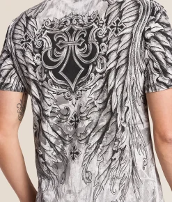 Tops|Graphic T-Shirts | Affliction Omen T-Shirt White