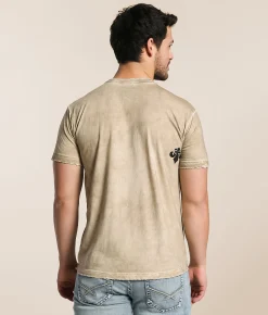 Affliction Omnious T-Shirt Sand Oil Stain Online