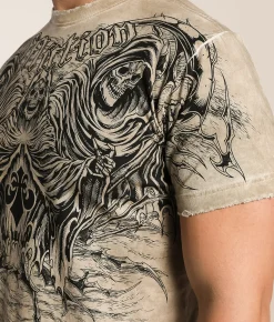Affliction Omnious T-Shirt Sand Oil Stain Online