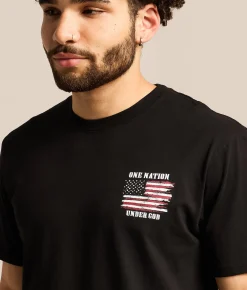 Graphic T-Shirts | Howitzer One Nation T-Shirt Black